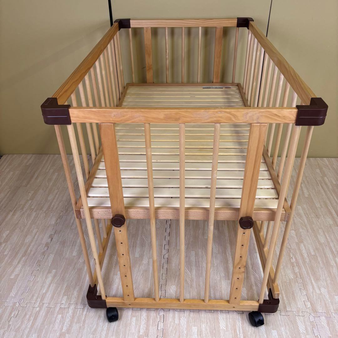 ☆除菌清掃済☆　ファルスカ　ベッドサイドベッド03　ラージ　ナチュラル