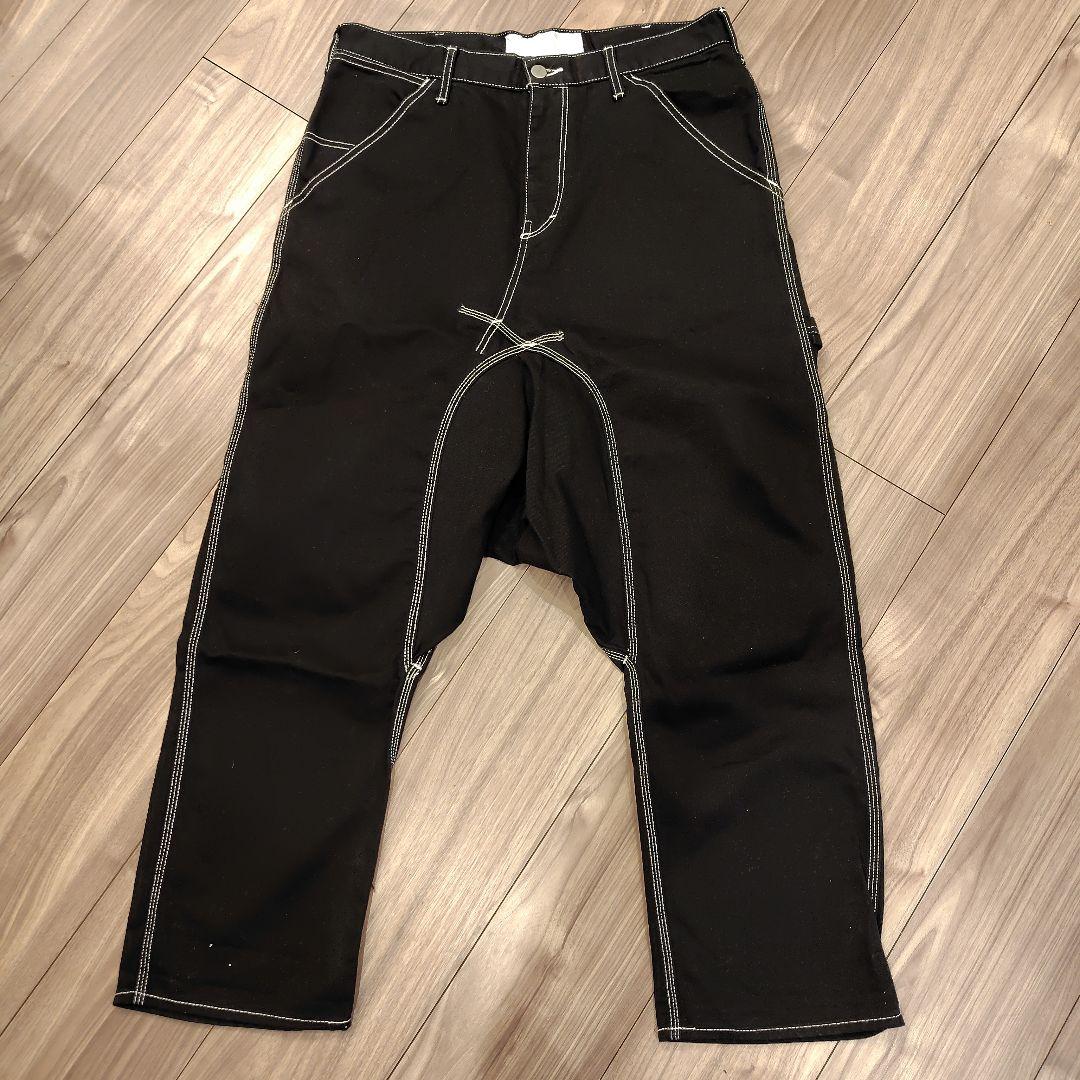 y*a様 GANRYU サルエルパンツ ブラック