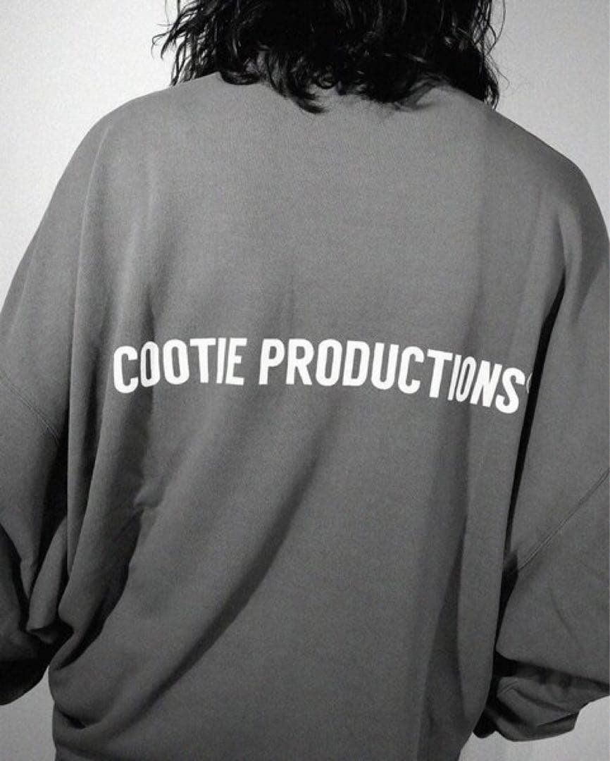 cootie Dry Tech Oversized Sweat Crew グレー