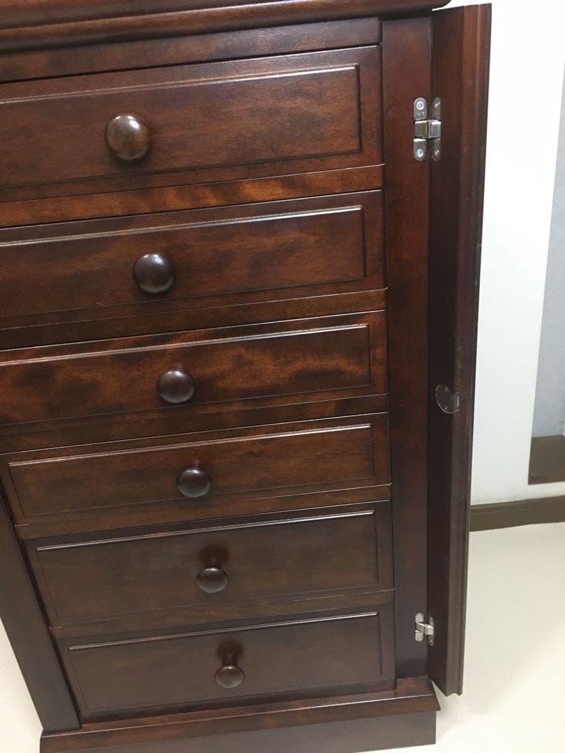 希少 松本民芸家具 チェスト 箪笥 タンス 6段 民芸家具 送料無料