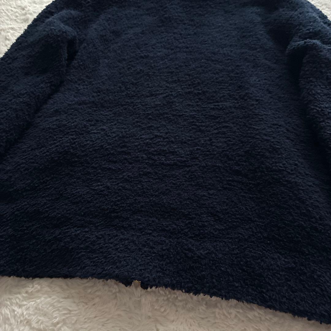 美品 希少✨ピンクハウス ロゴ刺繍入り モコモコ ジップアップ パーカー リボン