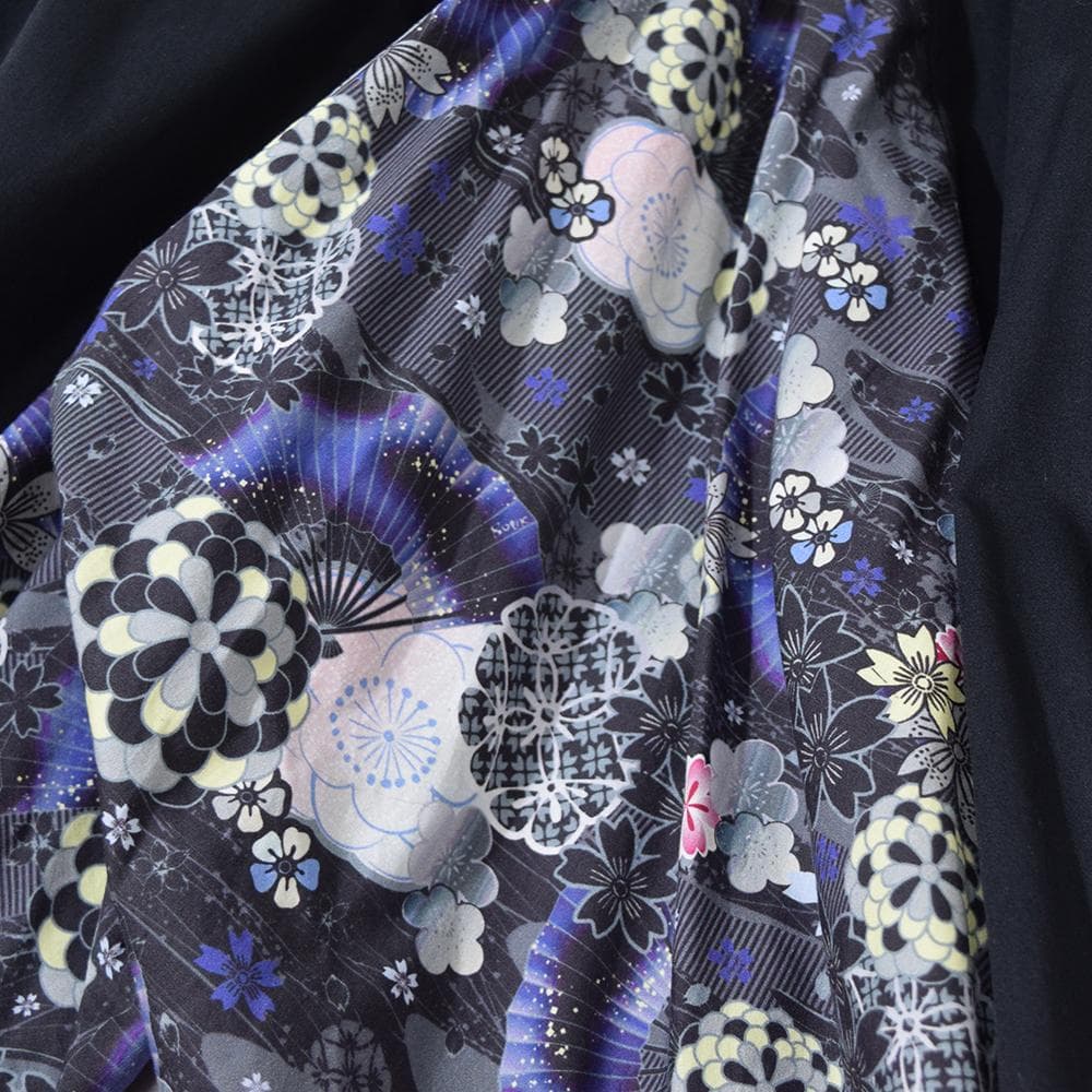 未使用 ゴウク gouk 侍 和柄 モード 袴 変形 サルエル ワイドパンツ