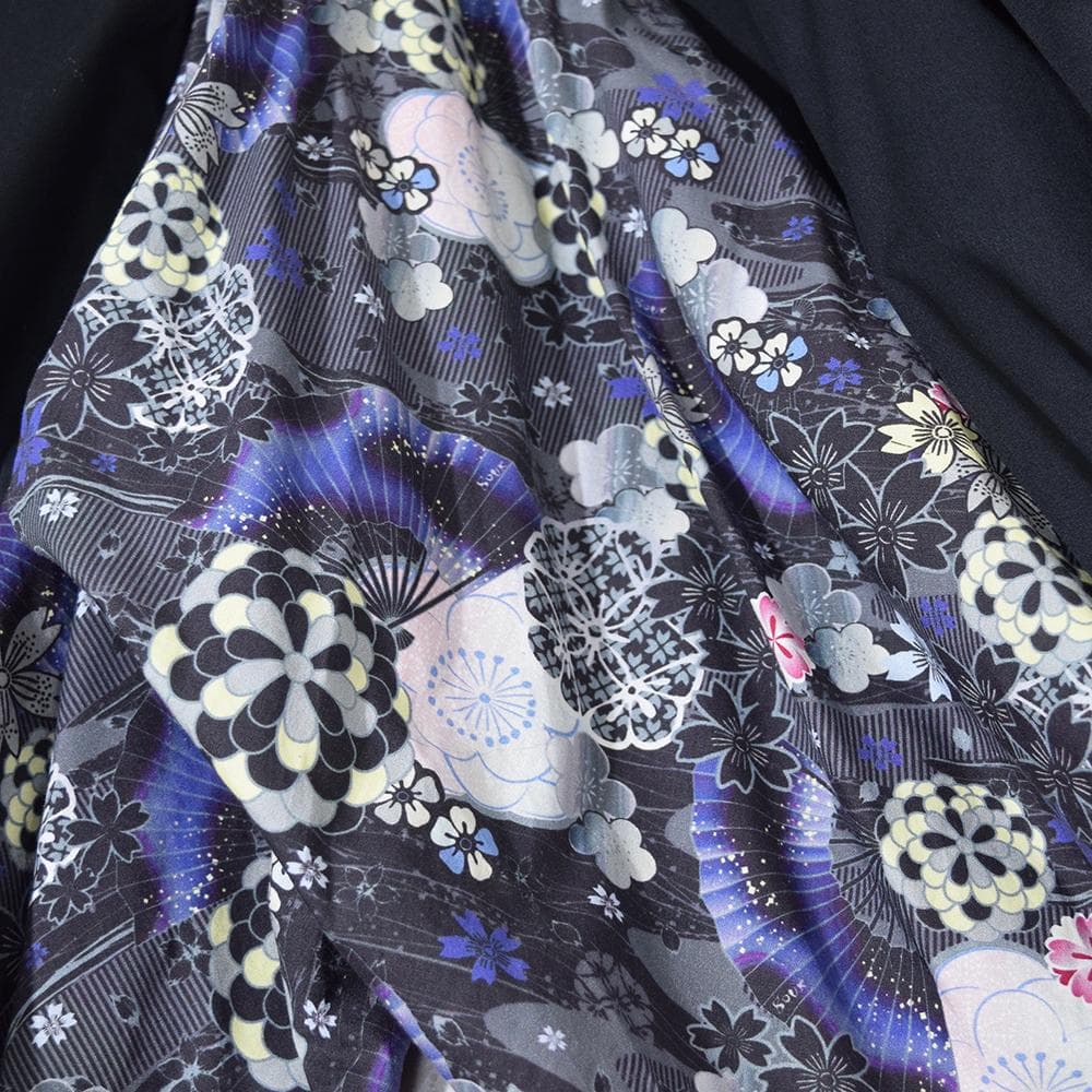 未使用 ゴウク gouk 侍 和柄 モード 袴 変形 サルエル ワイドパンツ