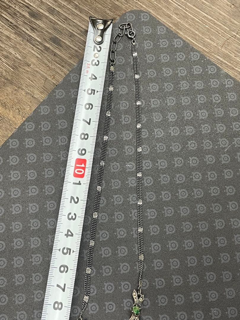 ヴィンテージ　sv925 色石ネックレス　31.4g