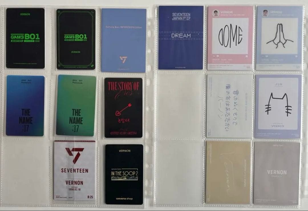 SEVENTEEN VERNON バーノン　トレカ　カード　他　大量　引退品