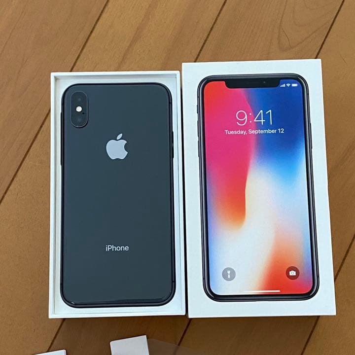 iPhone X Space Gray 256 GB SIMフリー