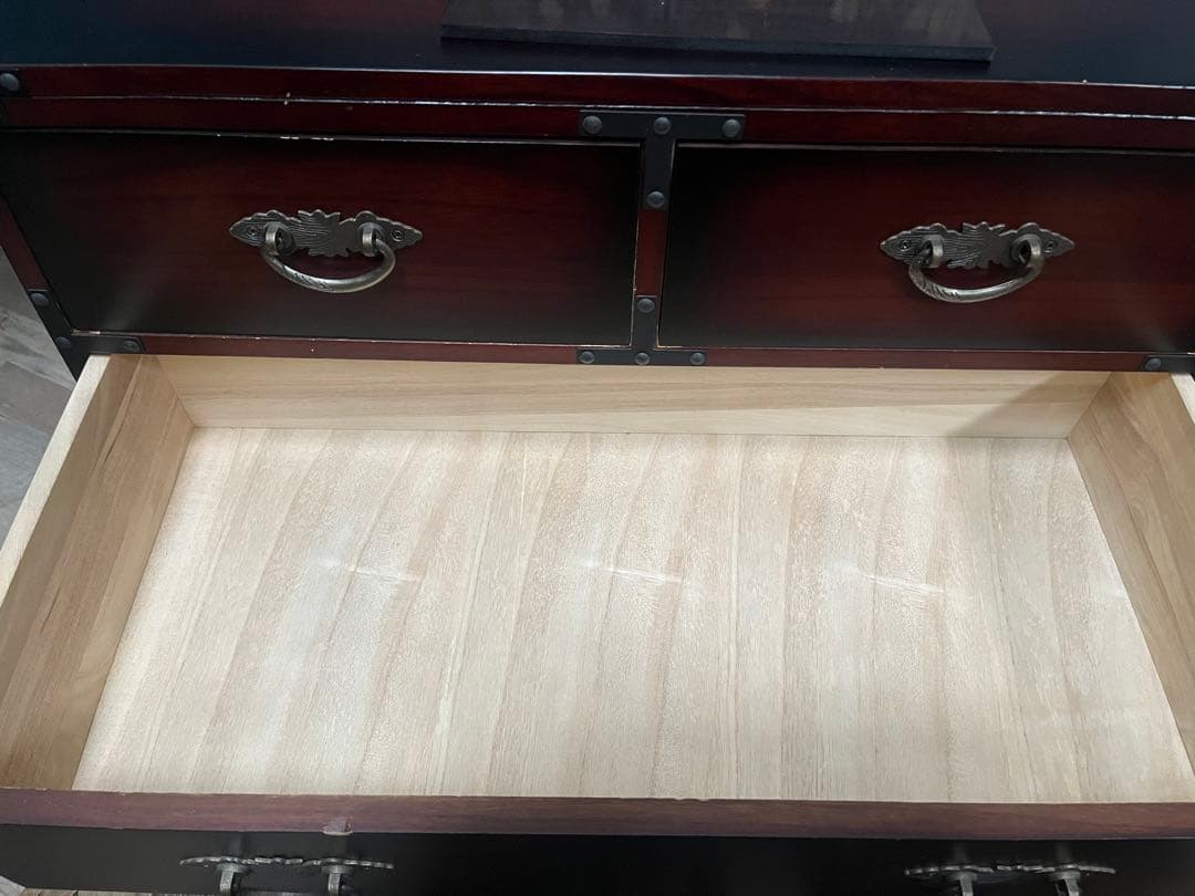 R＊民芸調箪笥 チェスト インテリア アンティーク 昭和レトロ 当時物