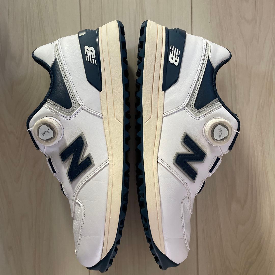 【Aki】New Balance 574J ゴルフシューズ 26.5cm