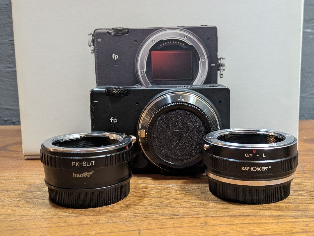 SIGMA fpL 本体+付属品多数 マウントアダプター、木製グリップ等付属