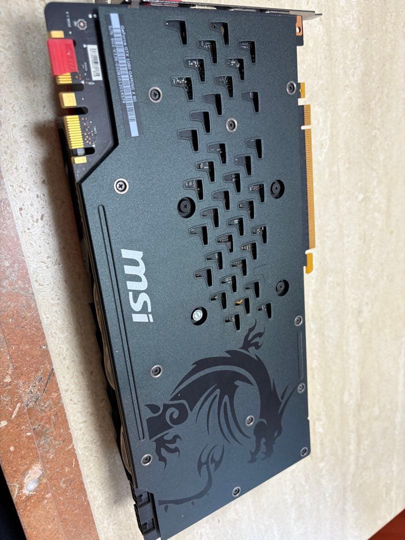 MSI GeForce GTX 1080 GAMING X 8G 動作確認済み