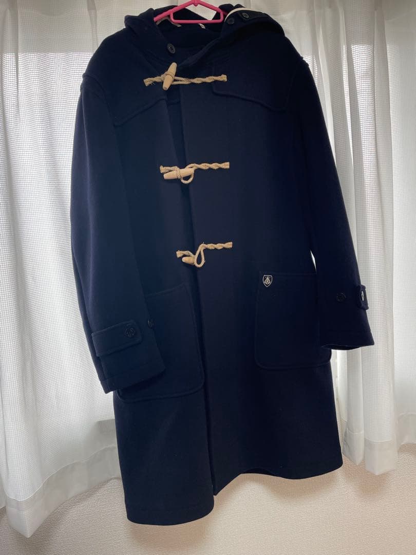 【Orcival／オーシバル】ダッフルコート ネイビー　4