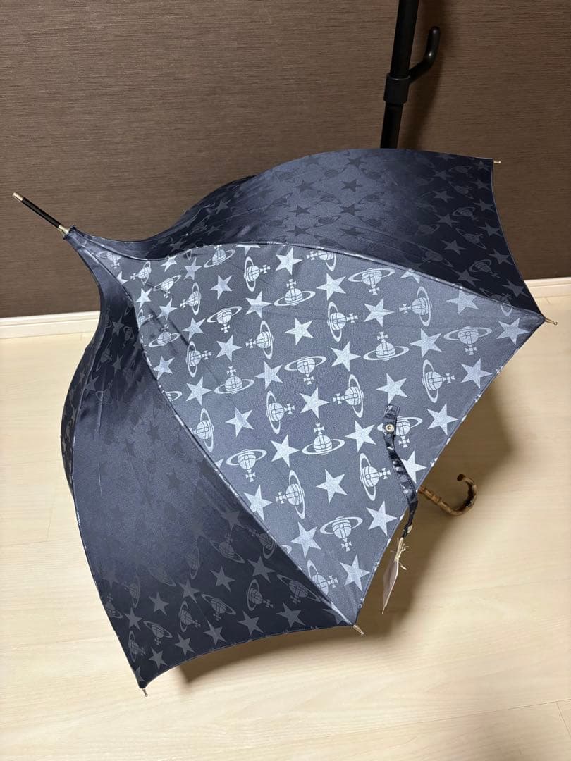 Vivienne Westwood/新品/雨傘 スター&ORB 長傘/ネイビー