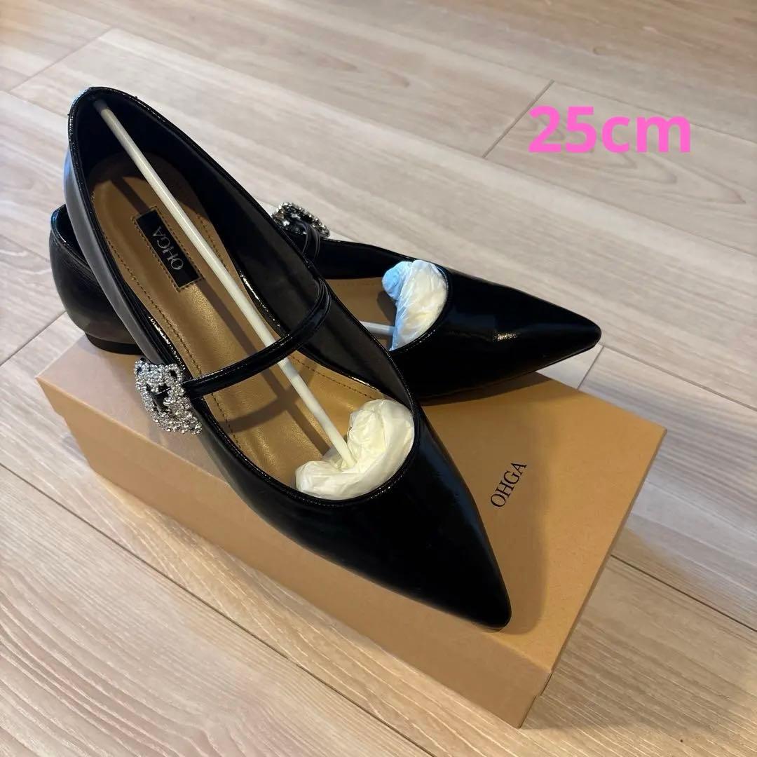 OHGA MERRY JANEブラック25.0