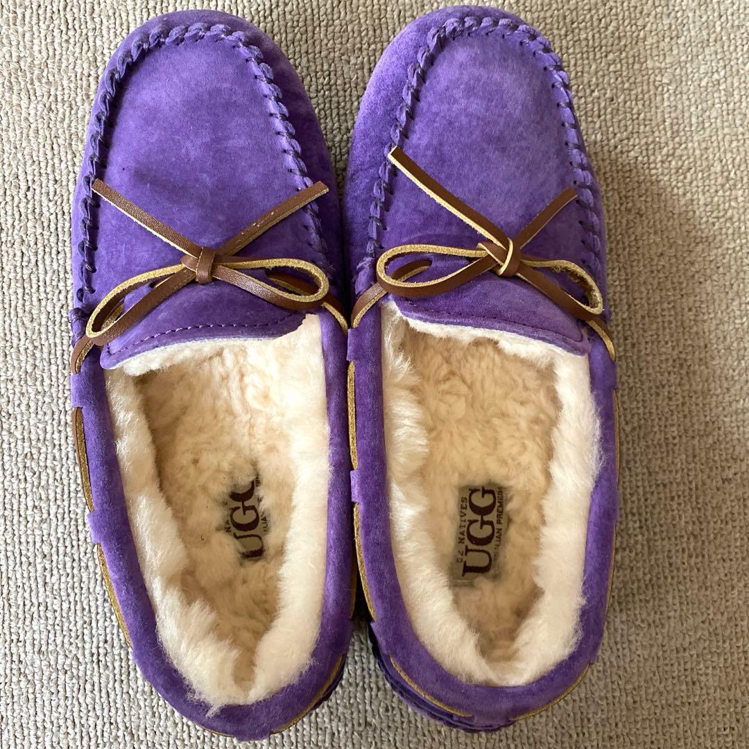 UGG 紫　モカシン