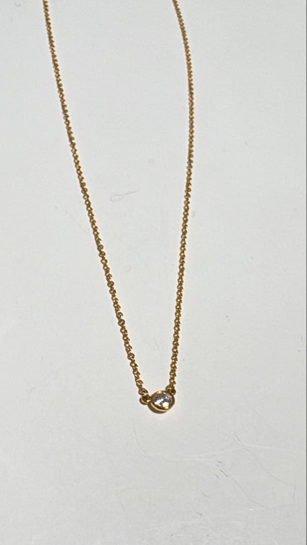 ティファニー ダイヤモンドバイザヤード イエローゴールド