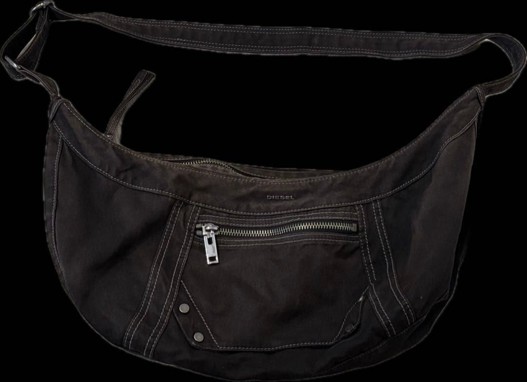 DIESEL 三日月shoulder bag y2k
