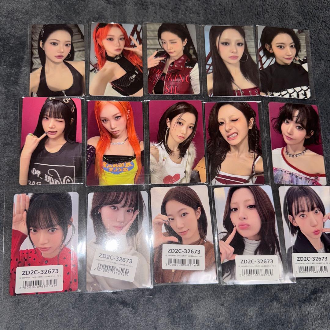 lesserafim spaghetti 東京ドーム　トレカ ラキドロ