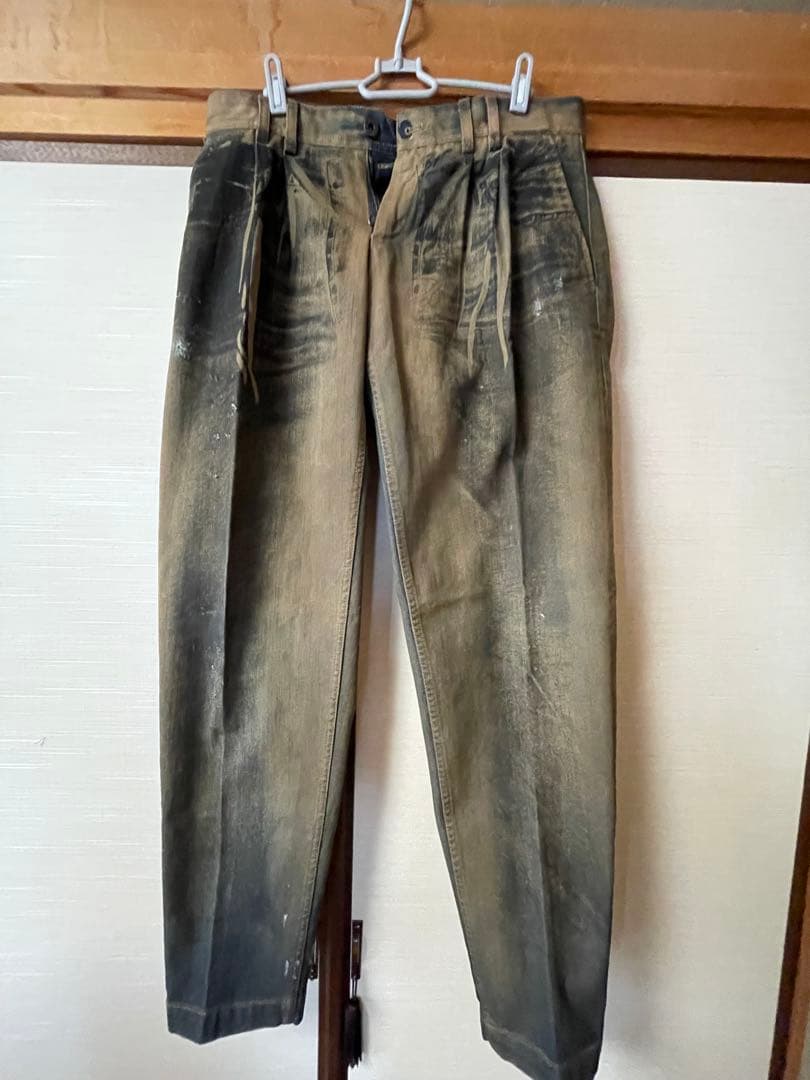 D&G ダメージ加工 デニムパンツ サイズ46