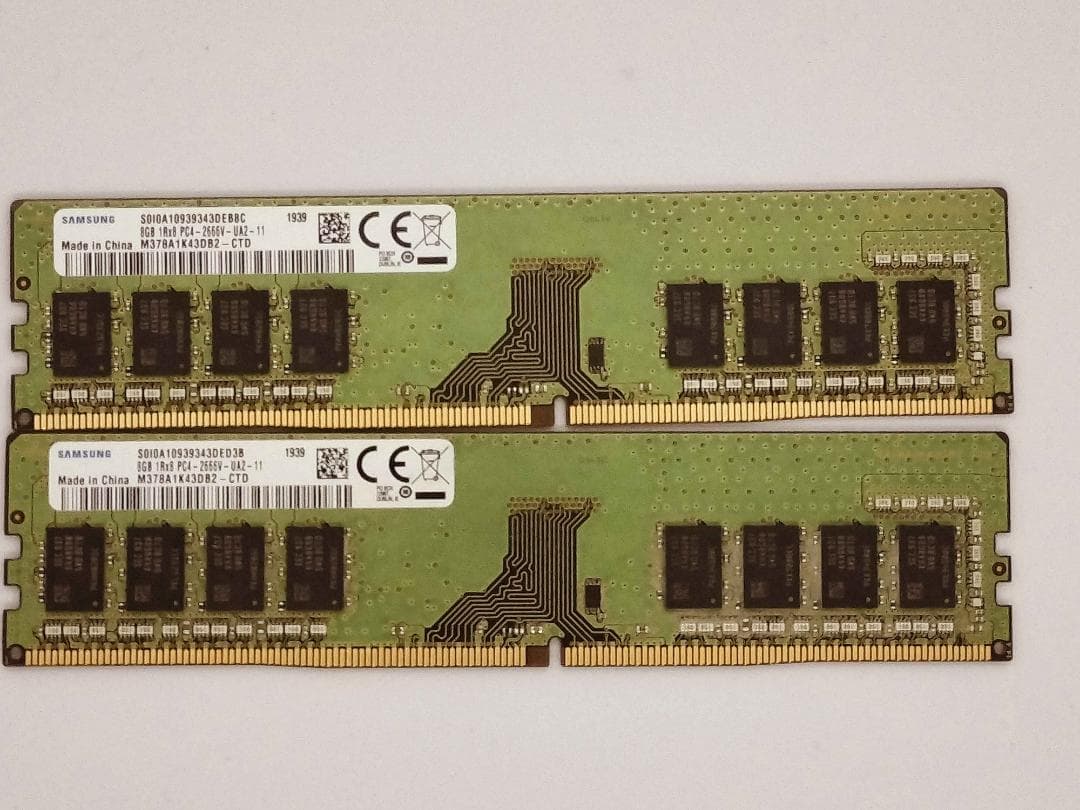 Samsung 16GB DDR4 メモリ PC4-2666V