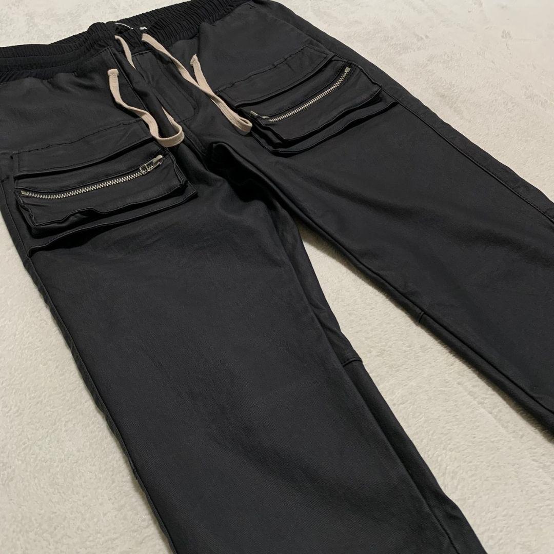 【美品】DANKE SCHON スキニー カーゴパンツ コーティング XL