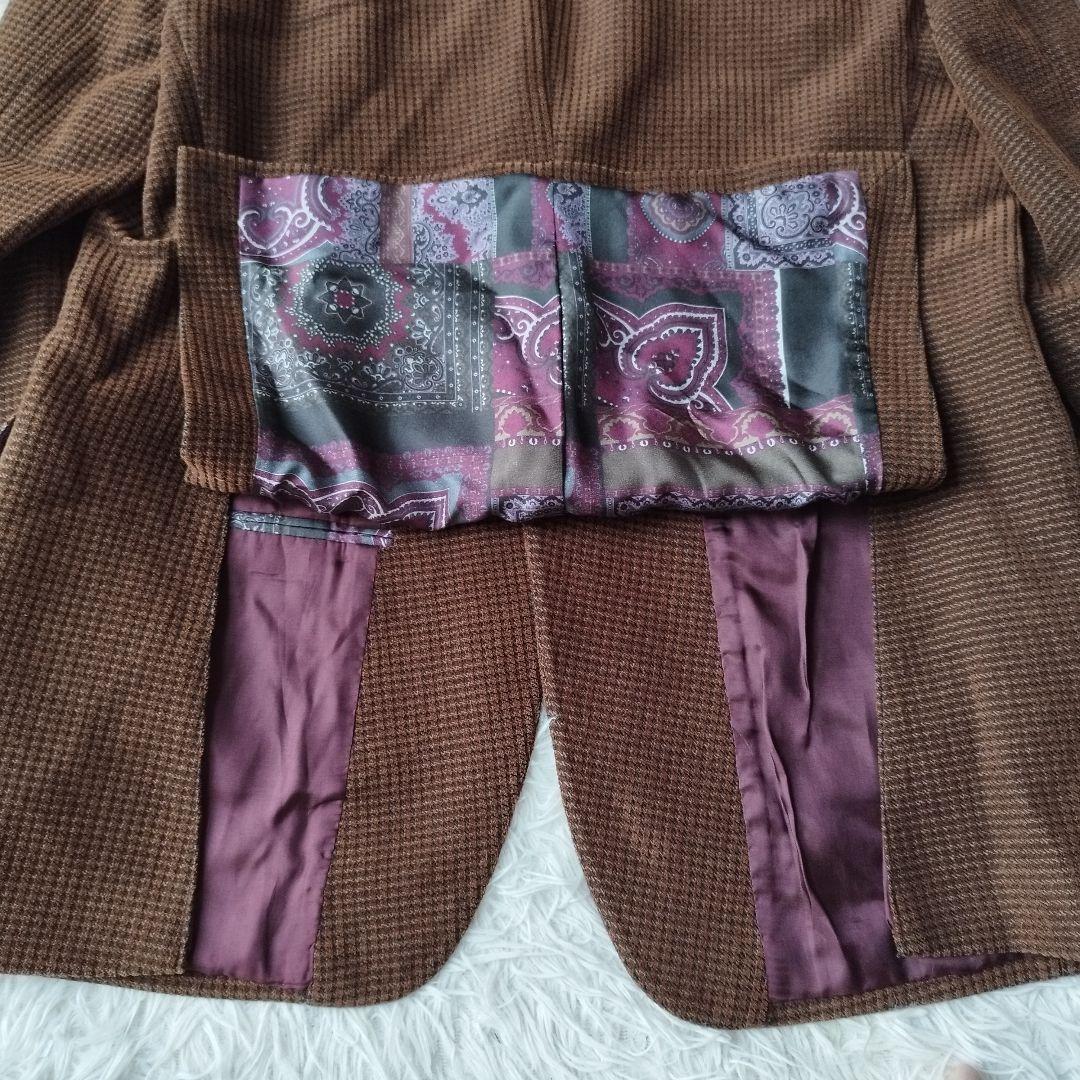 XXL♡美品✨エトロ テーラードジャケット ペイズリー 秋冬 ブラウン 54