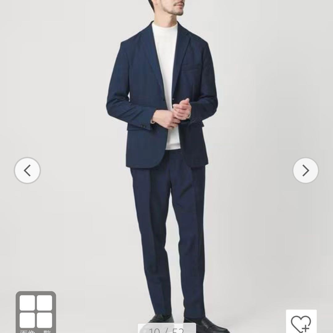 ユナイテッドアローズ　メンズ　スーツ　ネイビー　未使用　今年購入　安値すぎる