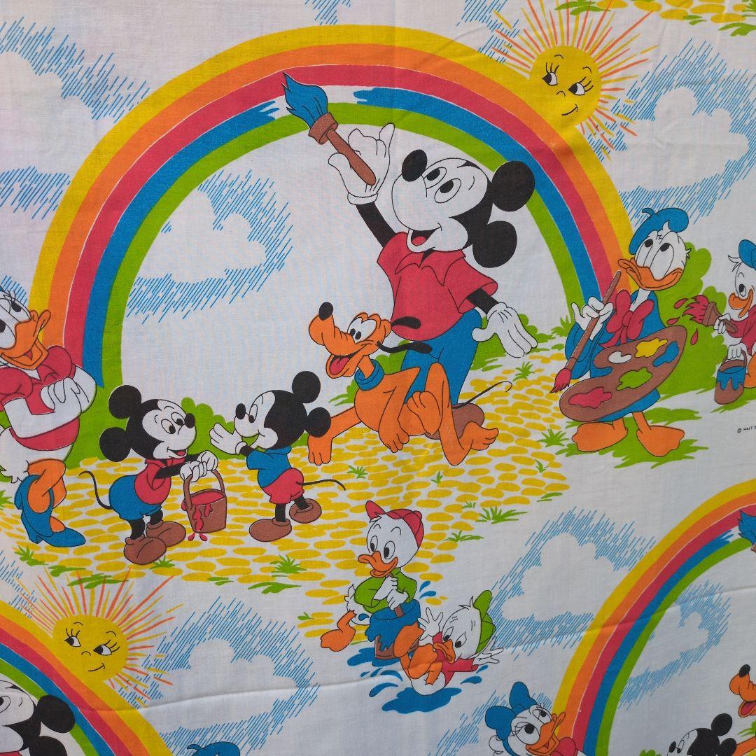 ディズニー　ミッキーマウス シーツ　ビンテージ　USA　セット