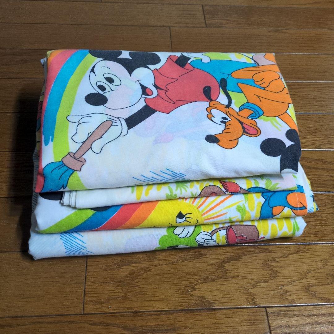 ディズニー　ミッキーマウス シーツ　ビンテージ　USA　セット