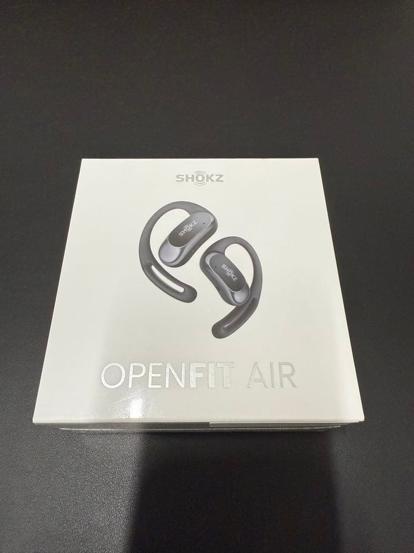 SHOKZ OPENFIT AIR ワイヤレスイヤホン ブラック