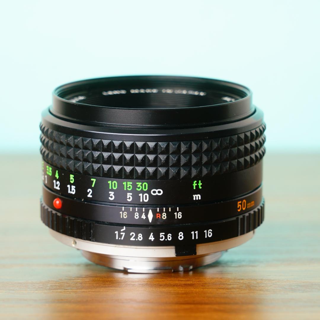ミノルタ MC ROKKOR-PF 50mm f1.7 オールドレンズ 92