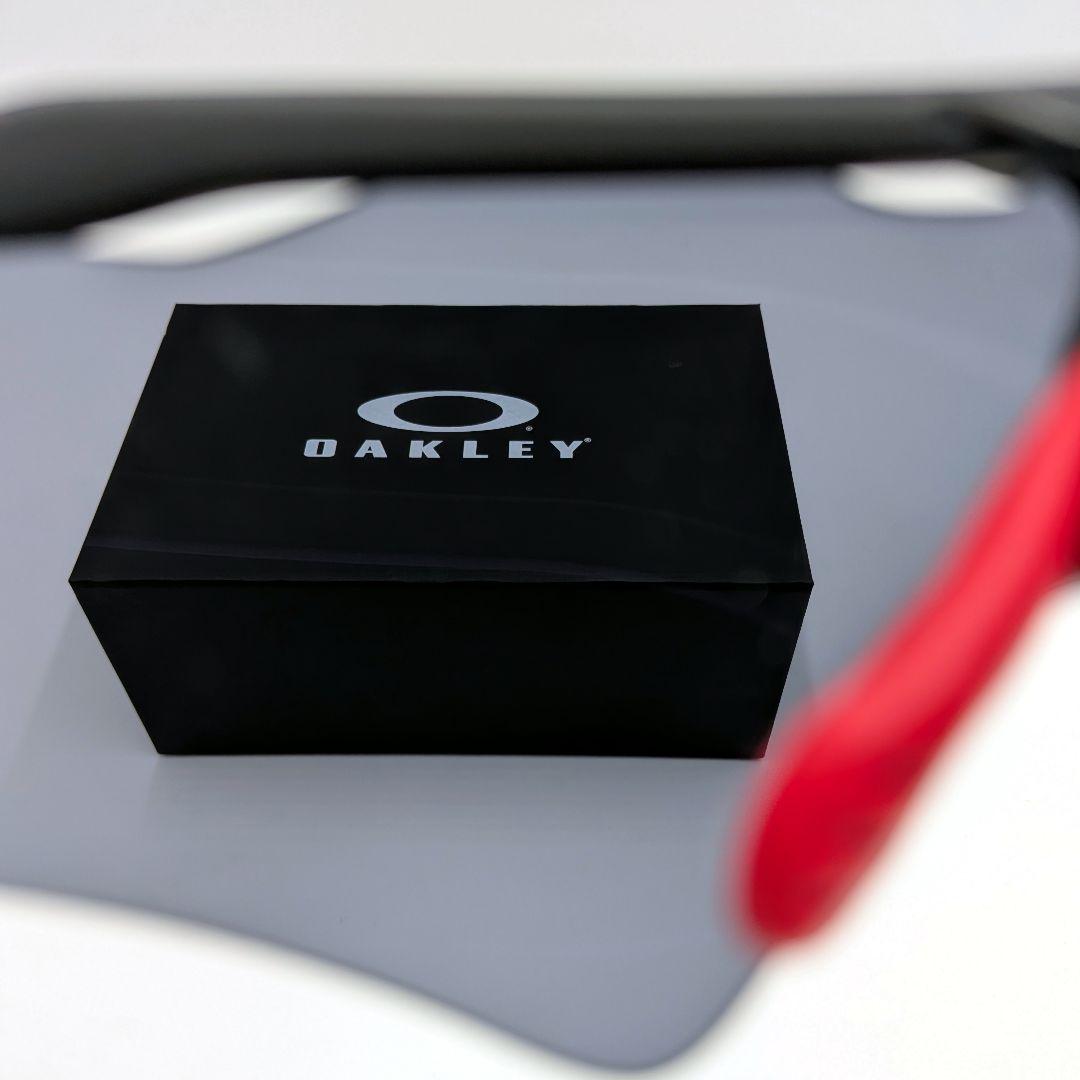 OAKLEY RADAR EV ブラック×レッド スポーツ 自転車 ランニング