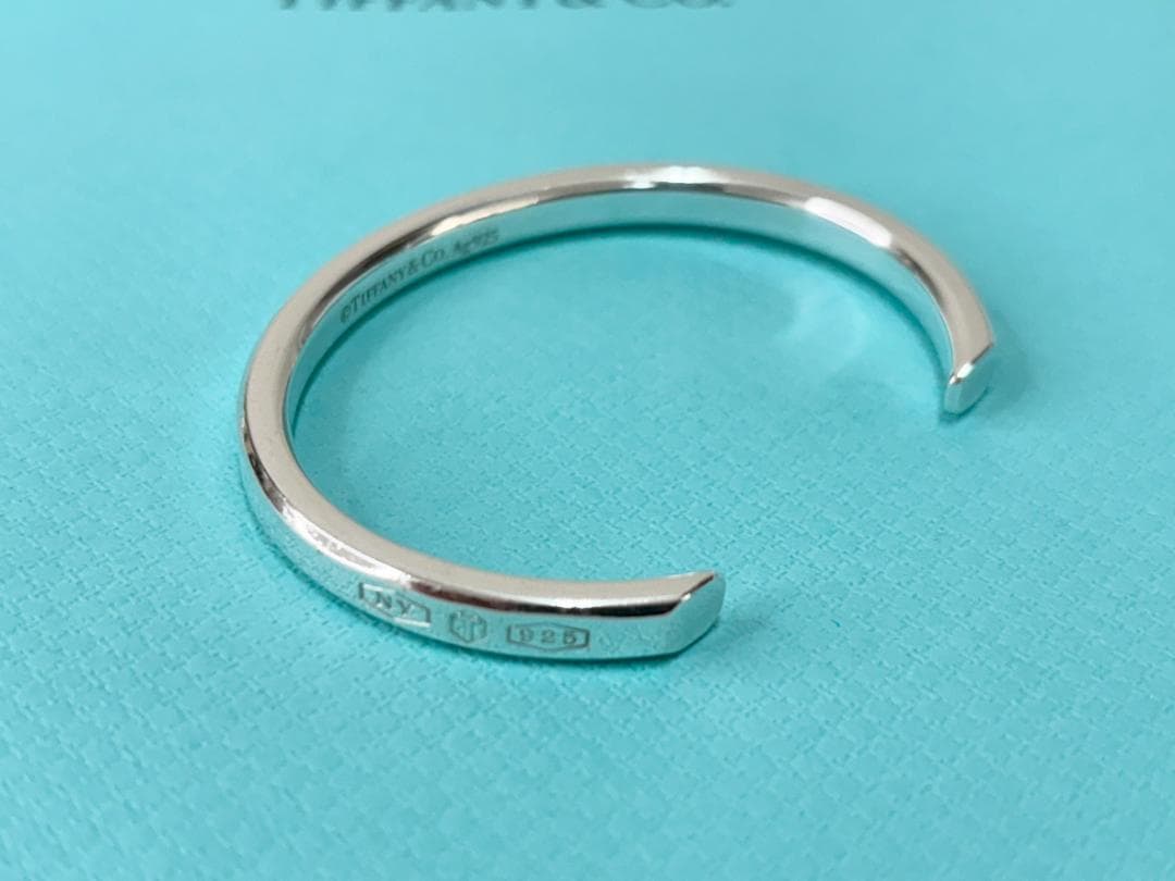 極美品 ティファニー メイカーズ 1837 バングル ブレスレット 925
