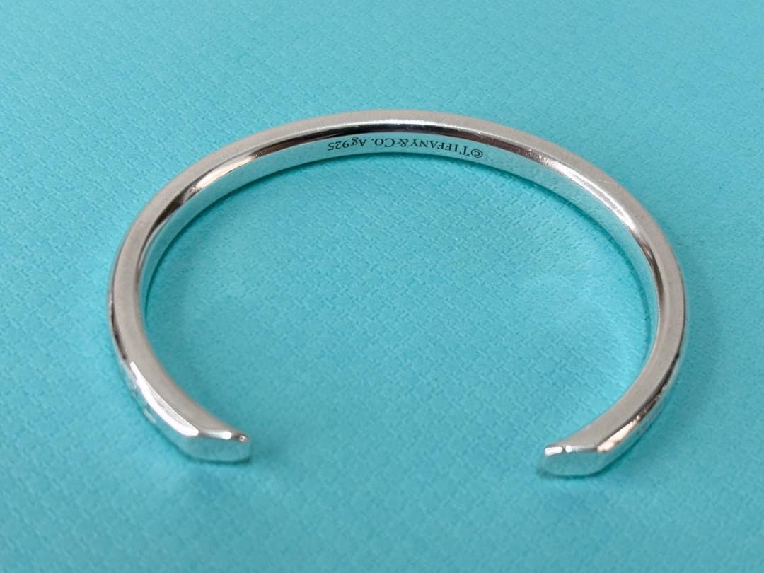 極美品 ティファニー メイカーズ 1837 バングル ブレスレット 925