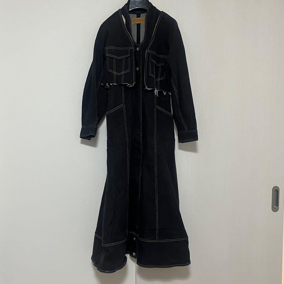 アメリ✳︎UND 3WAY DENIM DRESS デニム　ジャケット　ワンピース