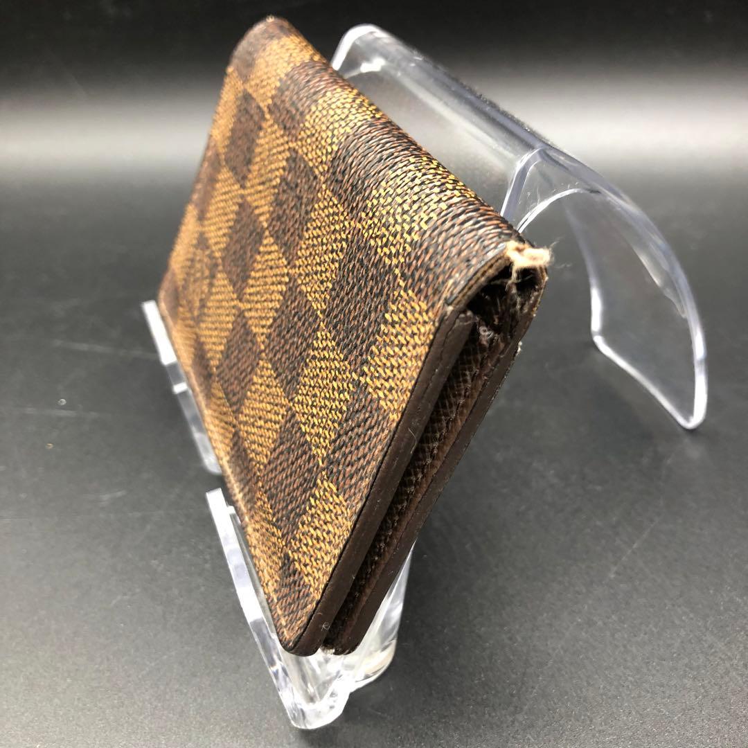 ルイヴィトン ダミエ カードケース 名刺入れ イニシャル入り