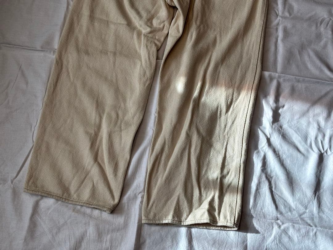 パンツ Cornier SILK NEP DENIM PANTS WHITE L