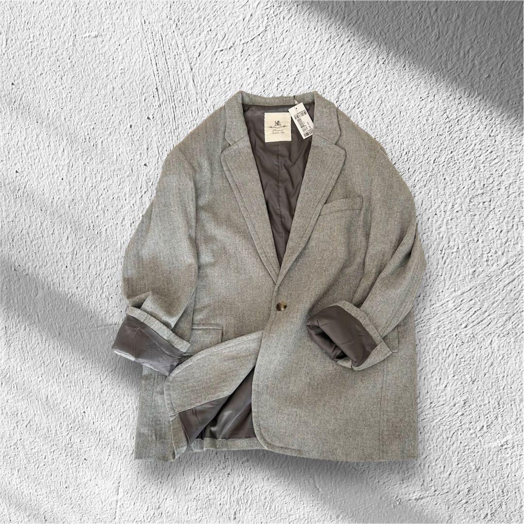 mkmk　デニミスト ウール ジャケットコート L グレー