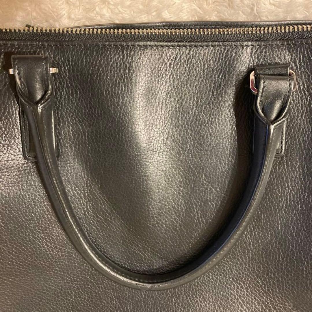 超美品✨ アニエスベー ビジネスバッグ オールレザー ブラック 南京錠 底鋲