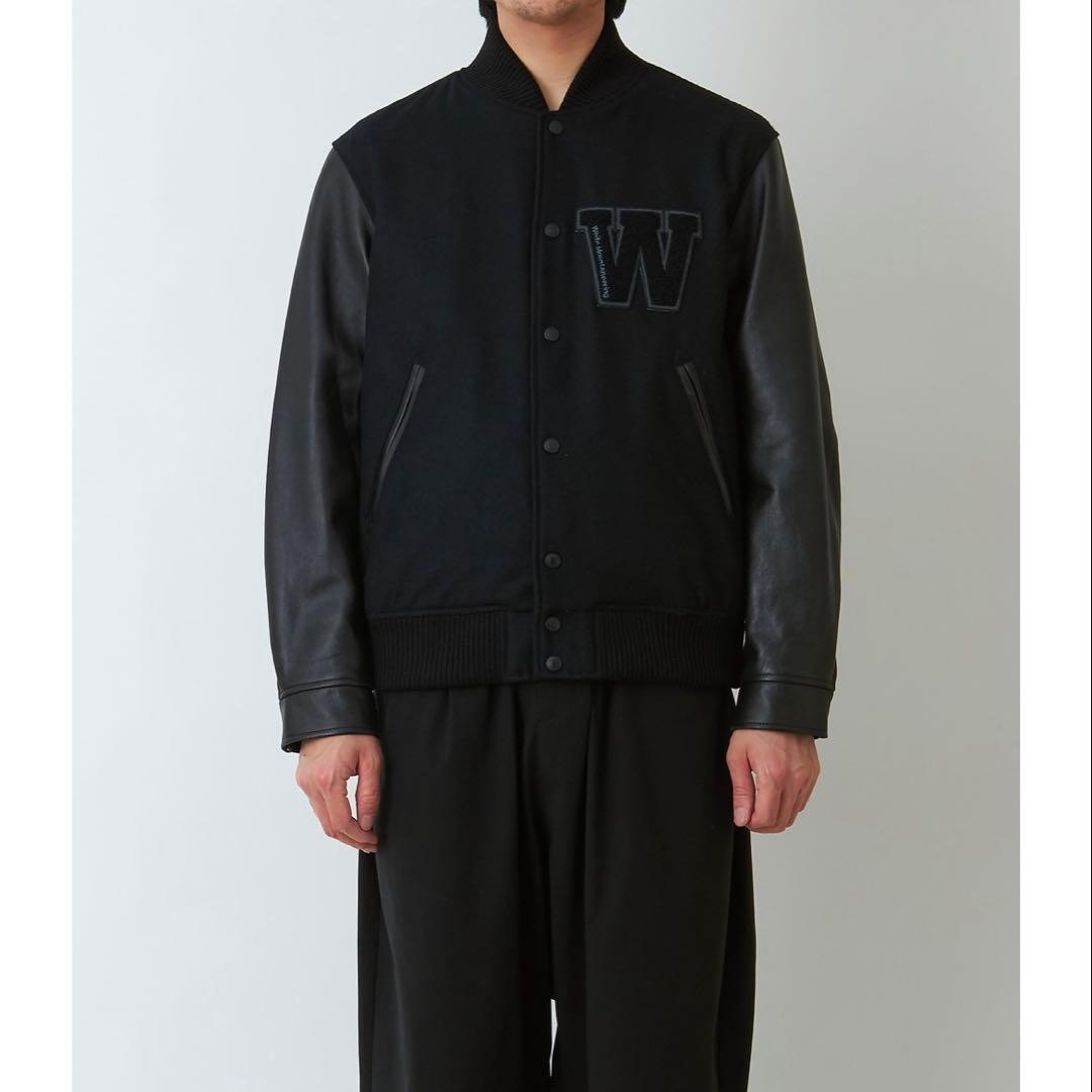 whitemountaineering×schott別注ヴァーシティジャケット