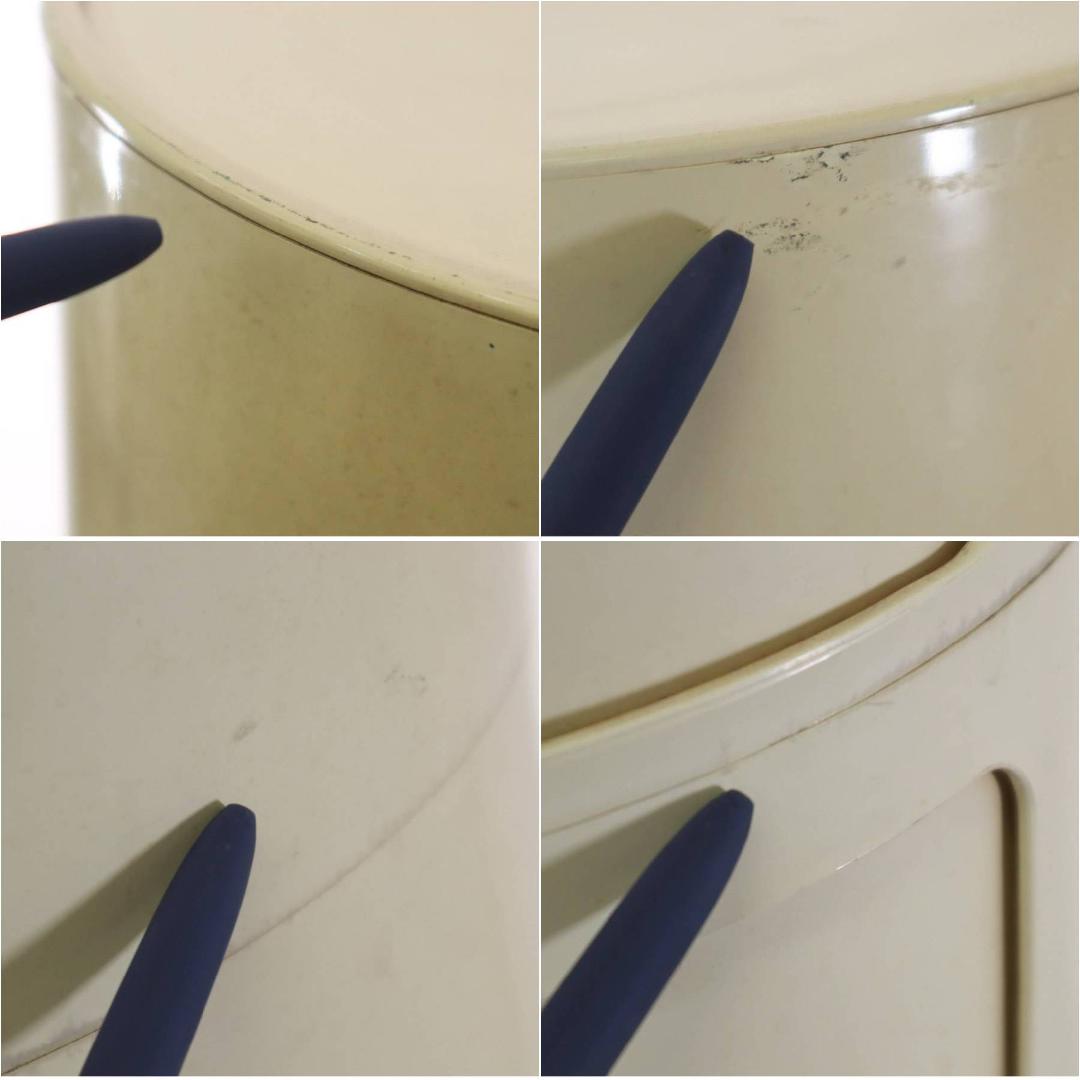 カルテル コンポニビリ ラウンドチェスト 3段 ホワイト アンナ・カステッリ2