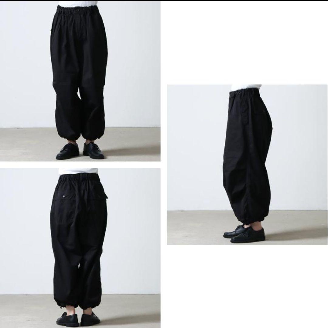 【美品】ハーベスティ　オーバーパンツ　60/2ギャバ　ワイドパンツ