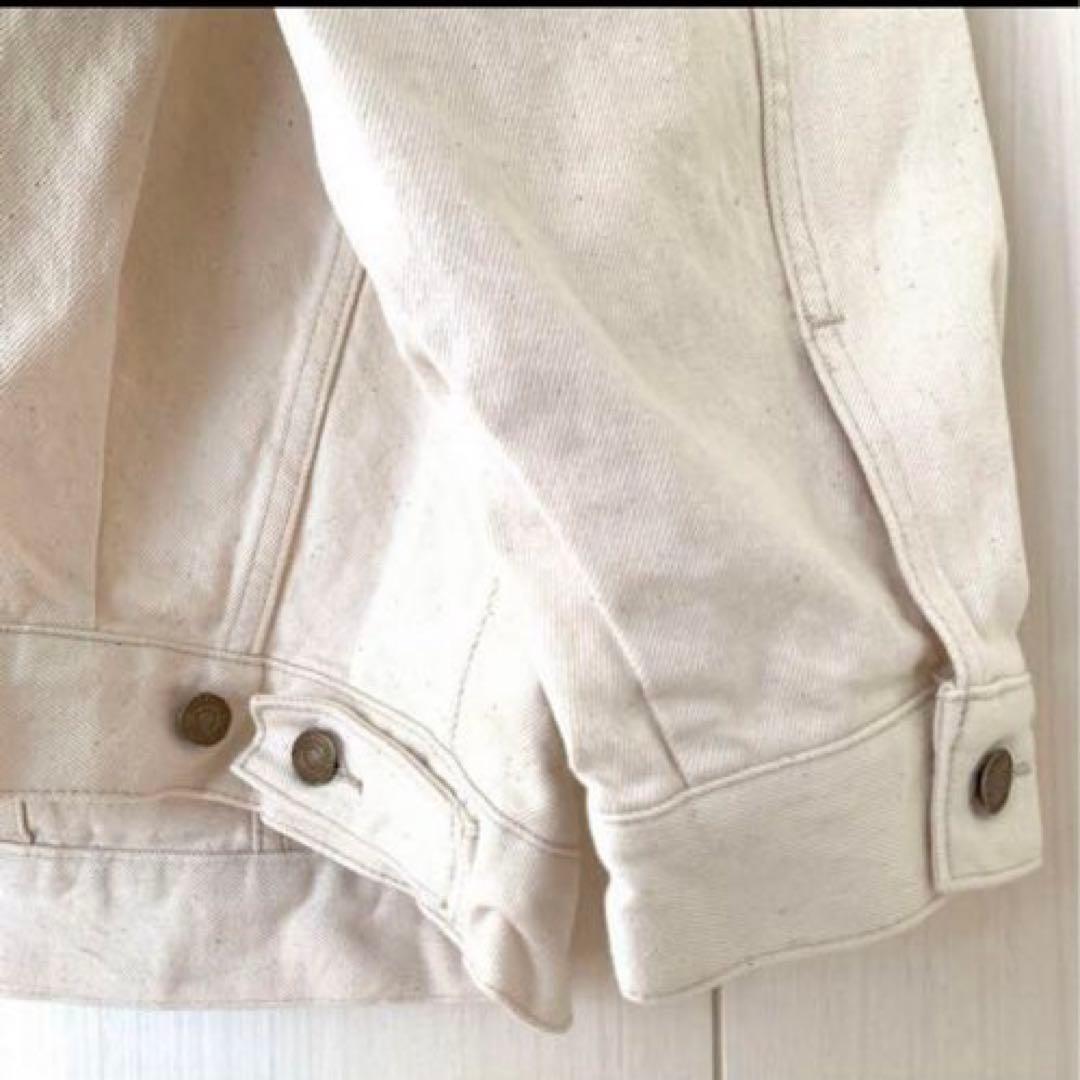 定価18,700円　ビッグシルエットデニムジャケット　アングリッド　アイボリー