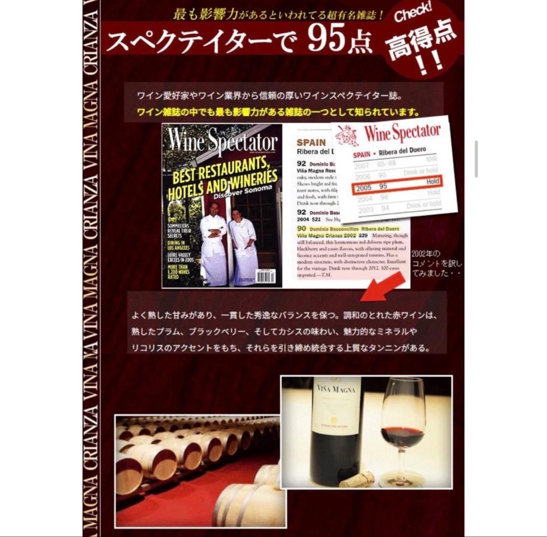 ヴィーニャ マグナ クリアンサ ドミニオ バスコンシリョス 赤ワイン 2本