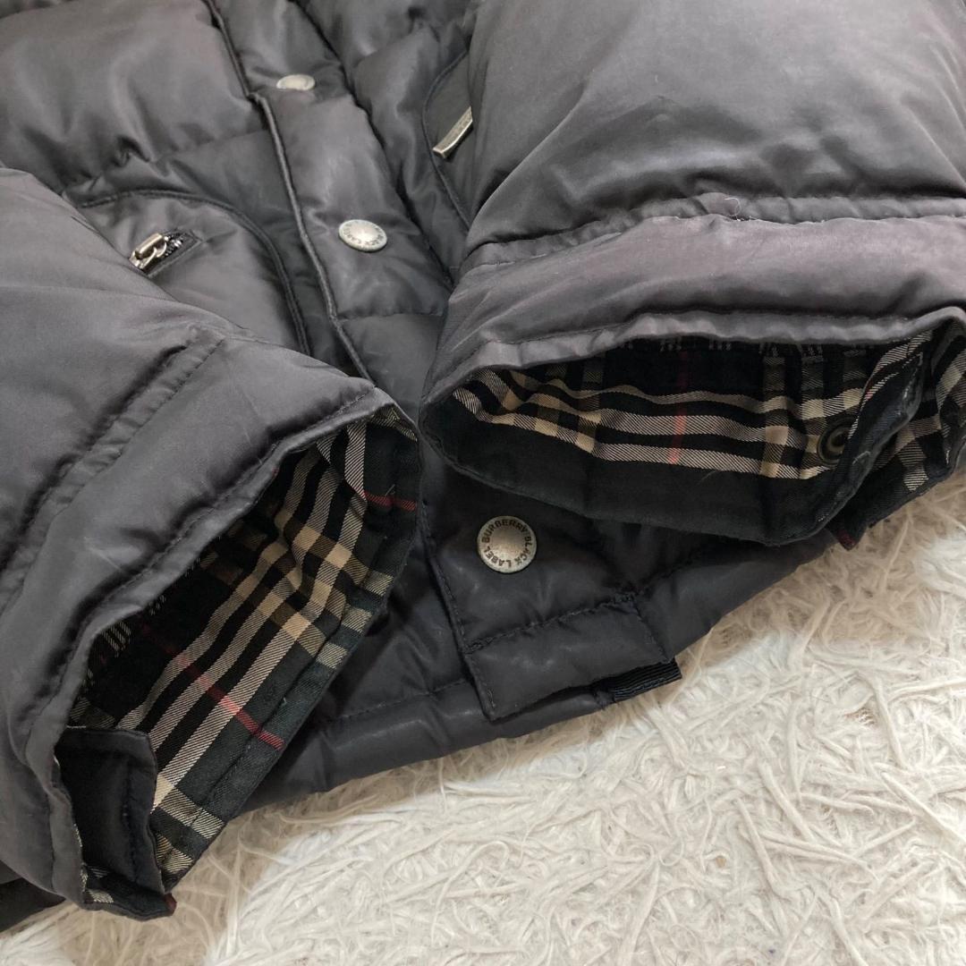 17430✨Y2K バーバリーブラックレーベル 3way ファーダウンジャケット