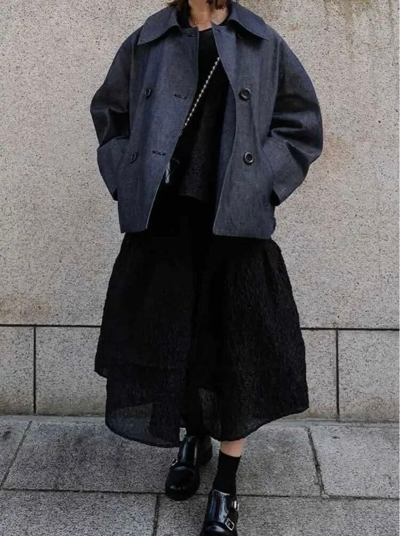 【MACHATT】デニムフォルムジャケット