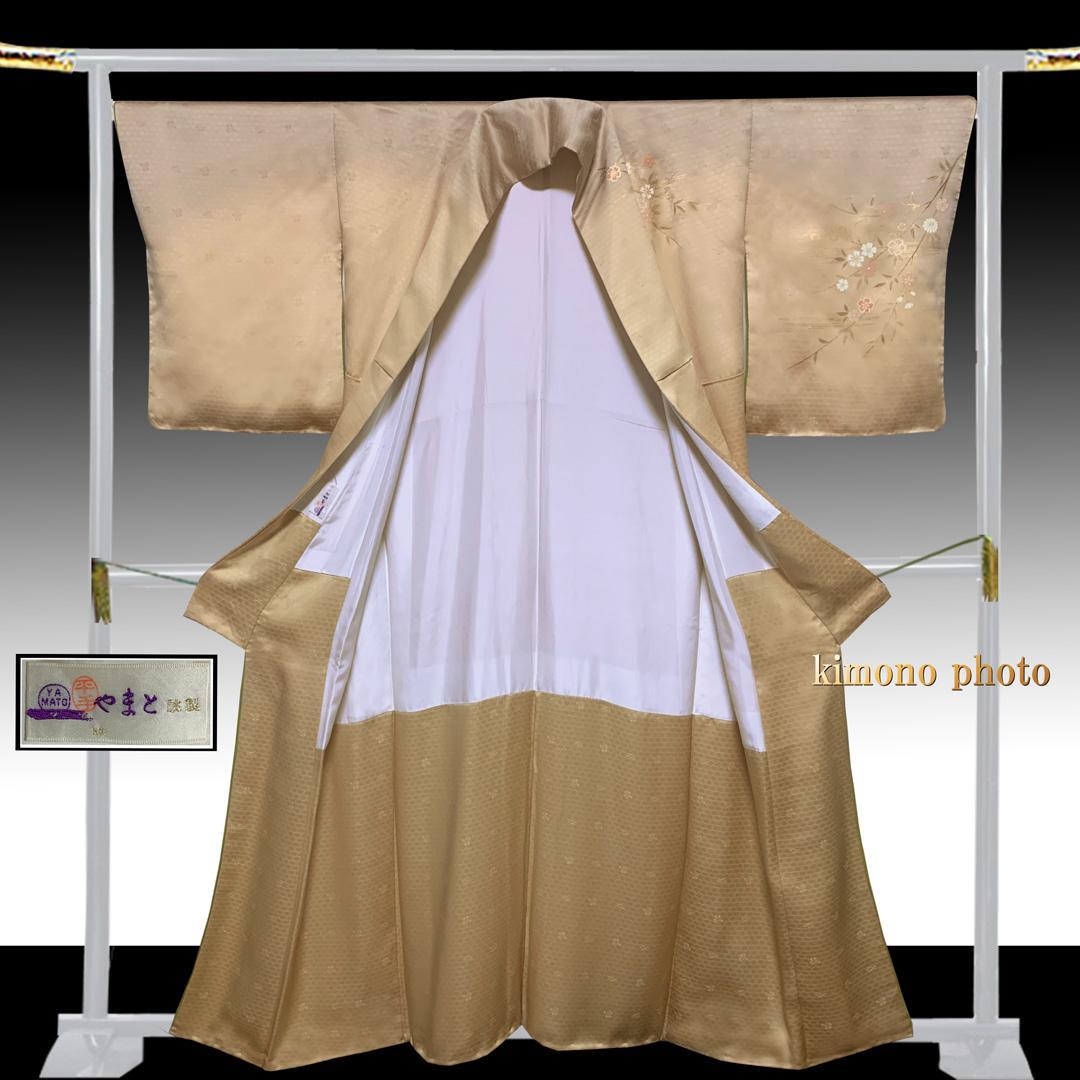 【新品、未使用】正絹【極上逸品】トールサイズ【金彩友禅 手刺繡】訪問着フルセット