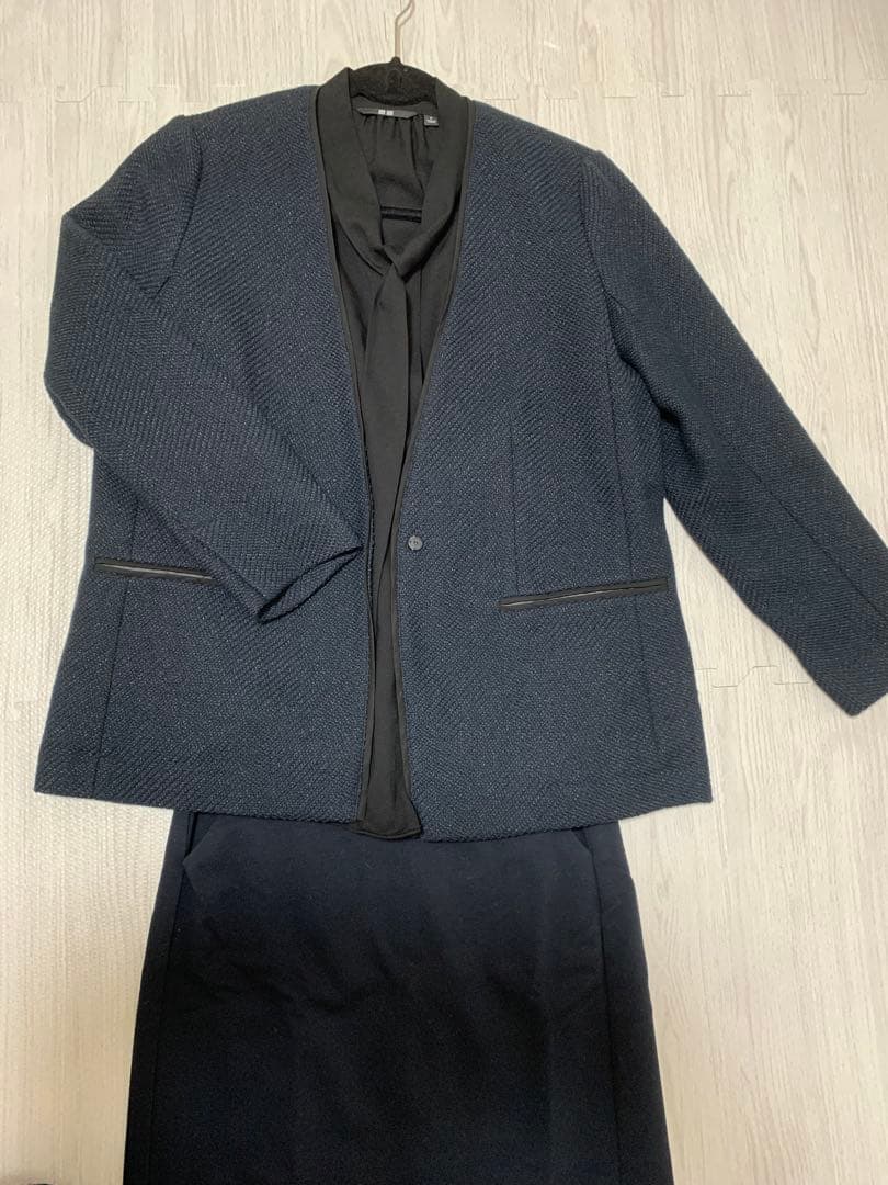 本日値下げアーバンリサーチドアーズ　ツイードVネックロングジャケット　M