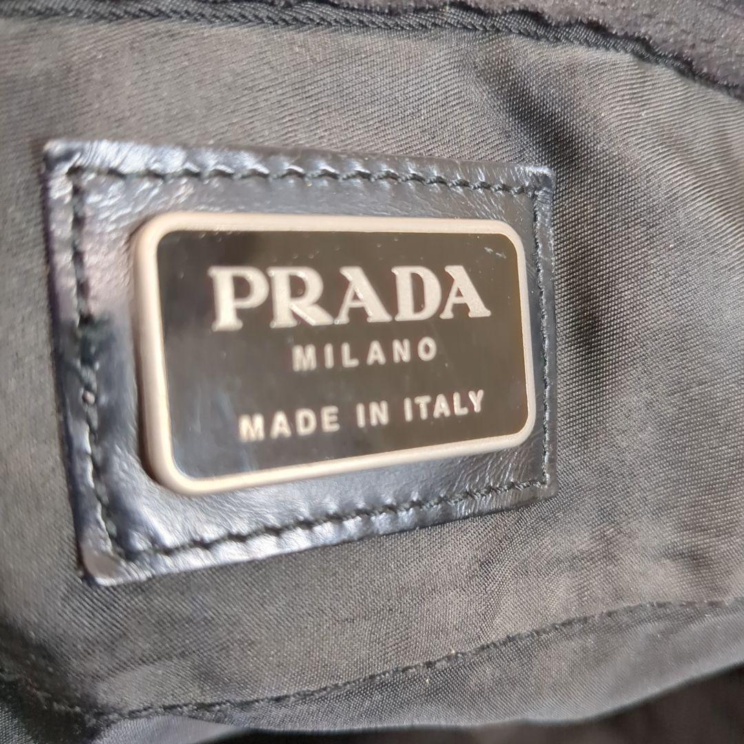 PRADA ボストンバッグ ブラック 三角ロゴ テスートナイロン 大容量