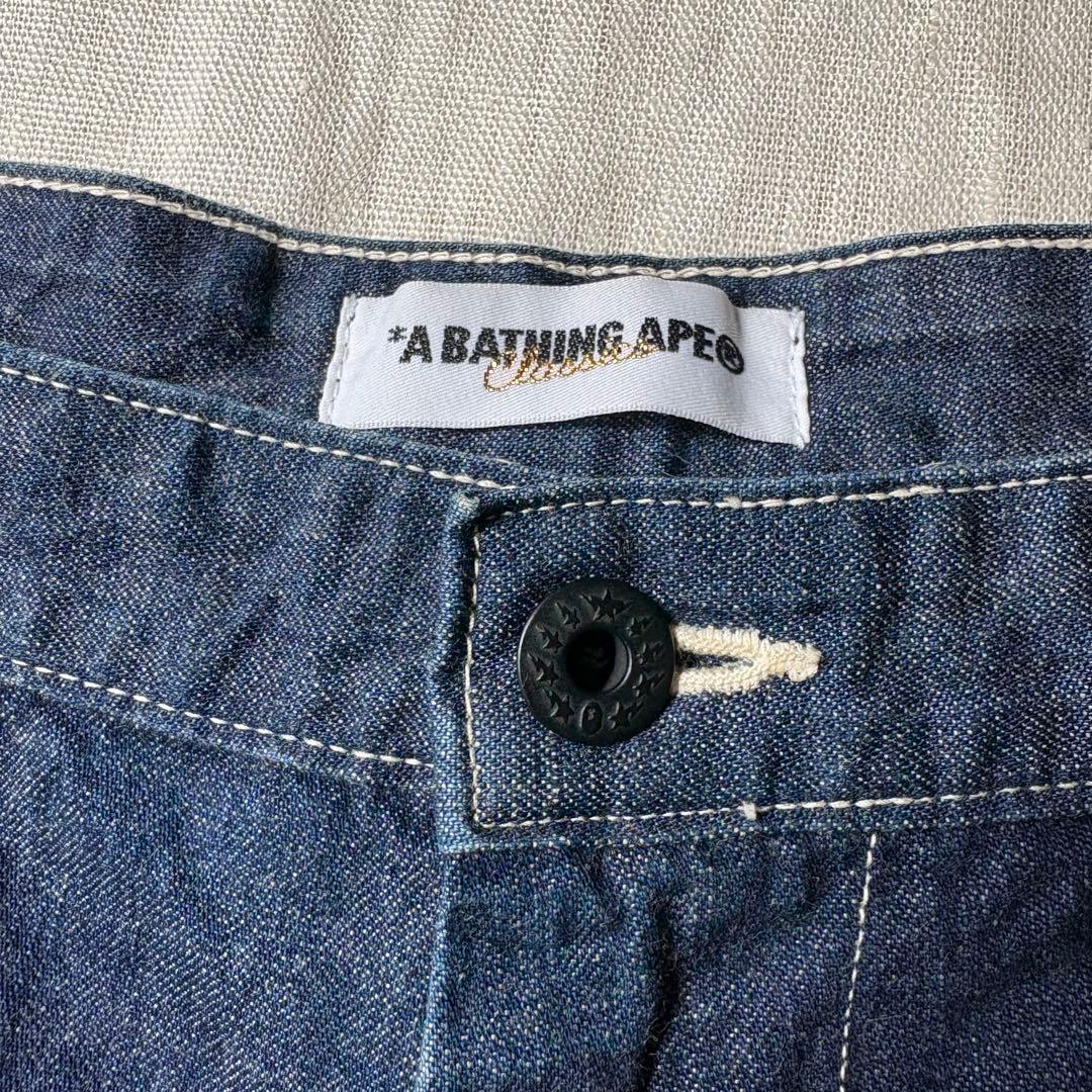 パンツ a bathing ape BAPE sta Denim Shorts XL