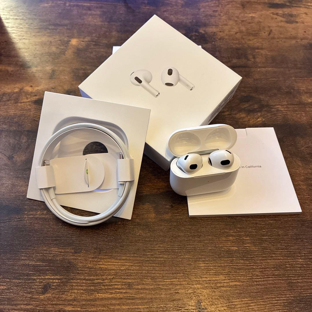 Apple AirPods 第3世代 正規品 【美品・動作良好・付属品完備】